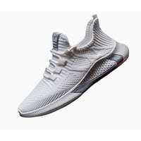 Spring breathable flying woven shoes Korean version student running shoes fashion casual shoes men