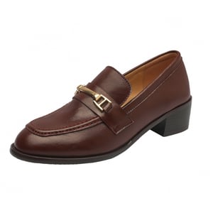 British preppy style leather shoes