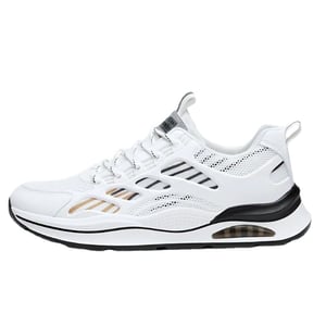 breathable and versatile white running shoes