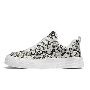 Comfortable thick-soled elevated casual printed canvas shoes