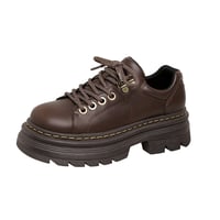British style all-match slim casual shoes with built-in height-enhancing shoes