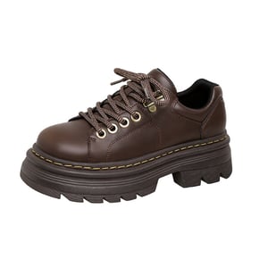 British style all-match slim casual shoes with built-in height-enhancing shoes
