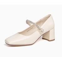 Shallow-mouthed single shoes with square soft soles that won't tire your feet