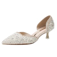 crystal diamond high heels