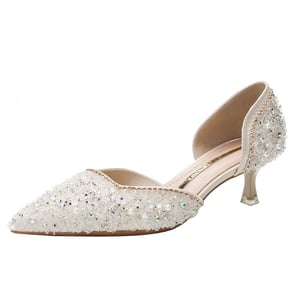 crystal diamond high heels