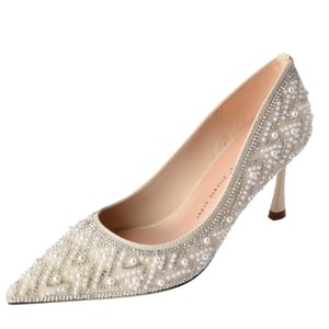 Rhinestone Pearl Xiuhe High Heels